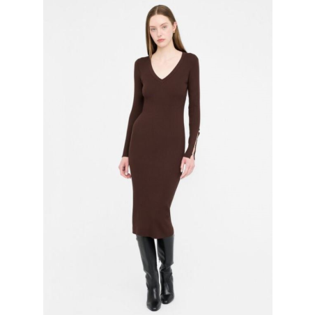 Vestido Punto Cuello Pico Liu Jo