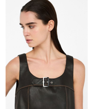 Vestido Efecto Piel Liu Jo
