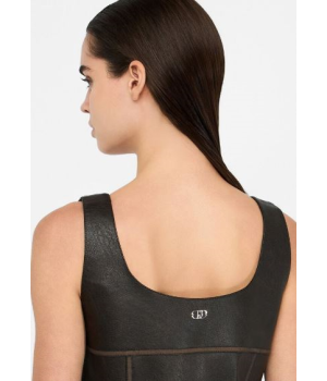 Vestido Efecto Piel Liu Jo