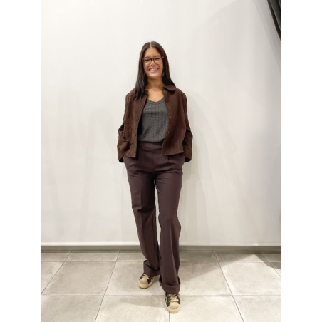 Pantalón Wide Leg Bolsillos Ragno