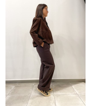 Pantalón Wide Leg Bolsillos Ragno