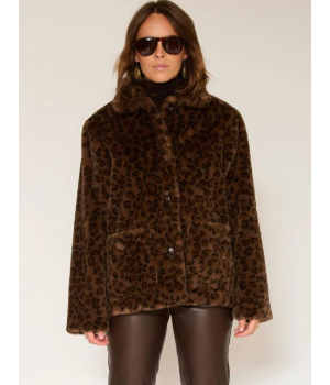 Chaqueta Melton Animal Print Mkt
