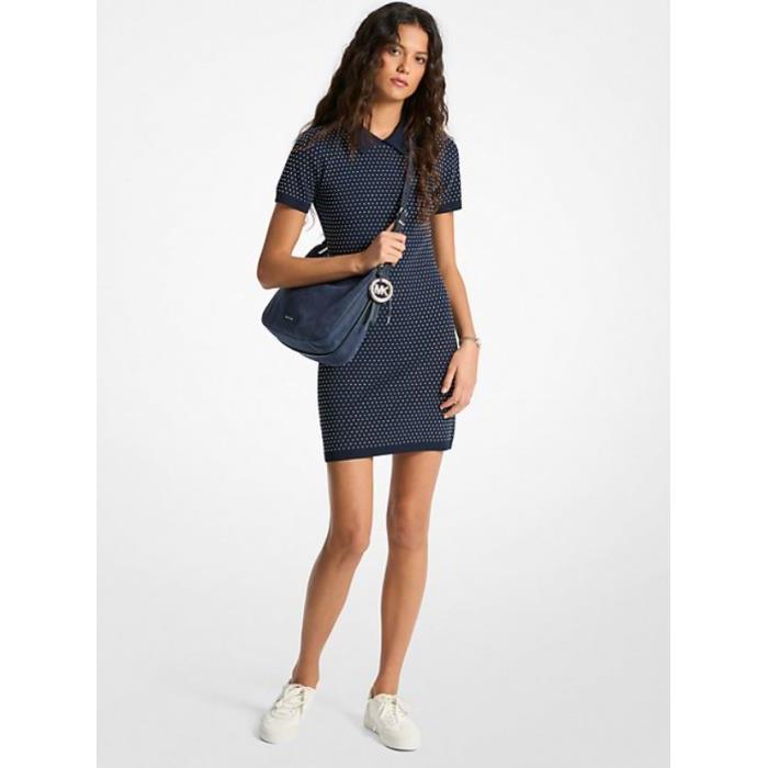 Vestido Brillo Cuello Polo Michael Kors