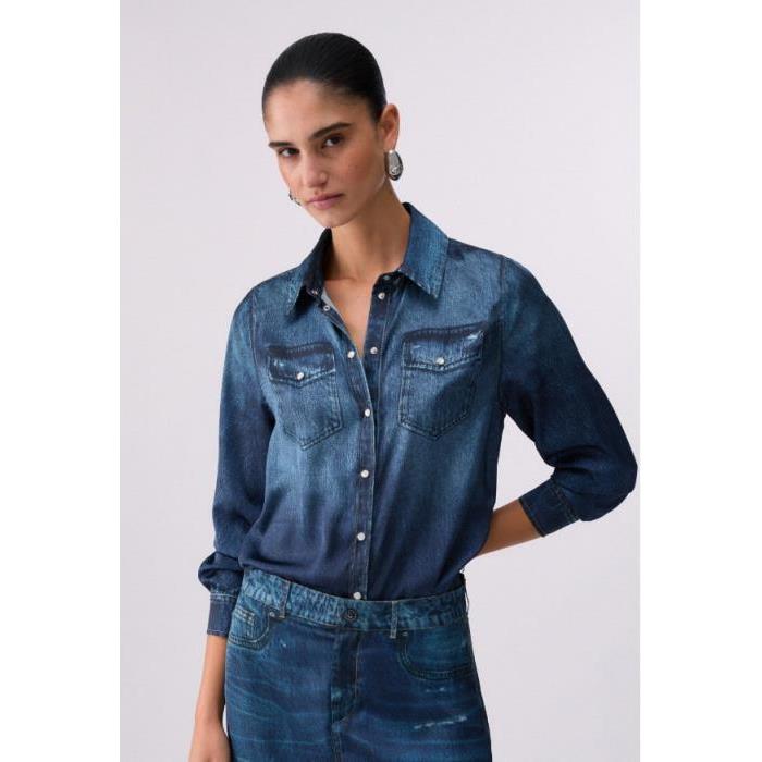 Camisa Denim Liu Jo