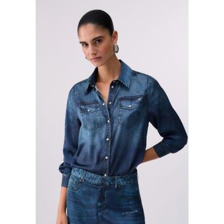Camisa Denim Liu Jo