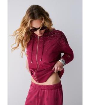 Sudadera Capucha Brillo Liu Jo