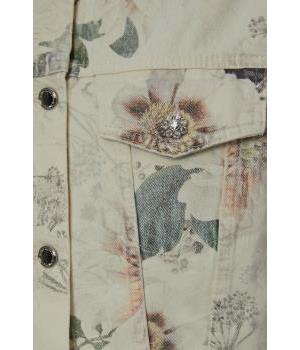 Chaqueta Denim Flores BSB