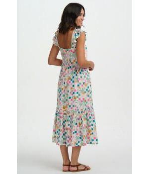 Vestido Estelle Shirred Sugarhill