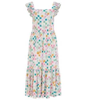 Vestido Estelle Shirred Sugarhill