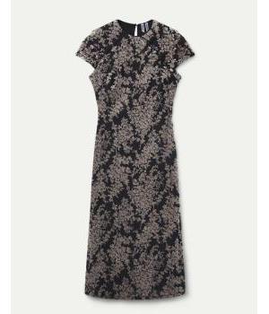 Vestido Midi Estampado Wild Pony