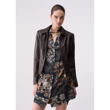 Chaqueta Ecopiel Cinturón Liu Jo