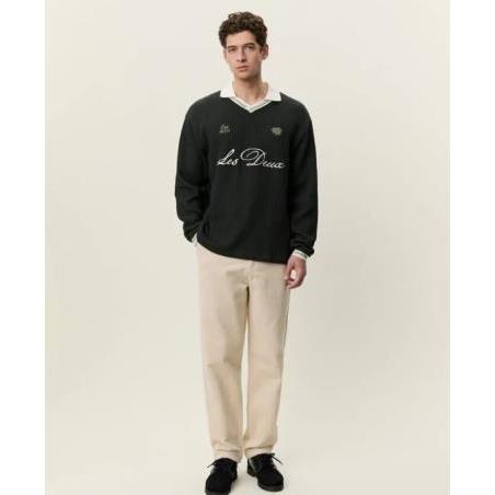 Jersey Waffle LS Football Les Deux