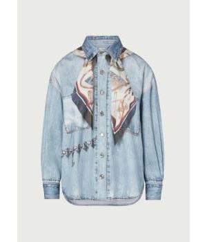 Chaqueta Denim Estampado Liu Jo x Gigi Hadid