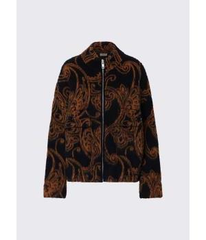 Bomber Liu Jo mujer de punto jacquard de lana y alpaca