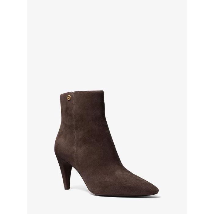Botines Michael Kors Daniela de ante con tacón de 7,6 cm
