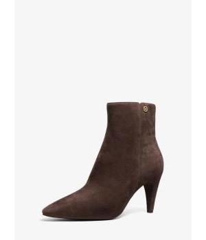 Botines Michael Kors Daniela de ante con tacón de 7,6 cm
