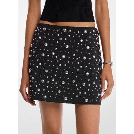 Falda Mini Tachas Michael Kors