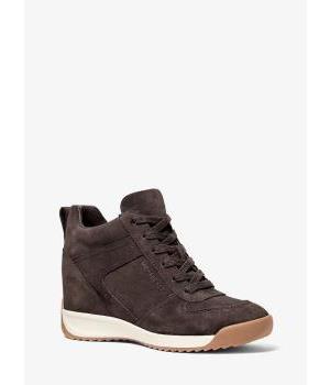 Zapatillas Michael Kors Nikko S2 de ante con cuña oculta