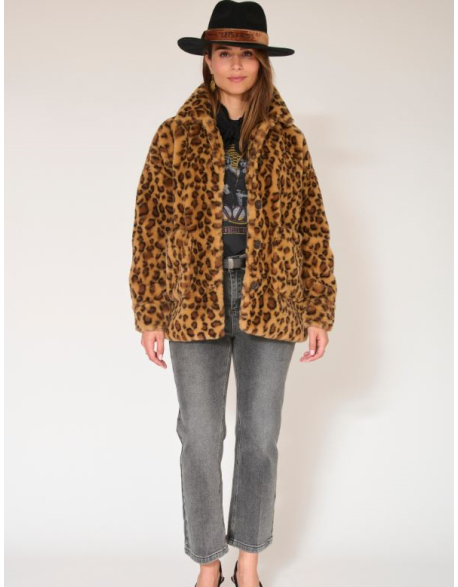 Abrigo Manoca Leopardo Mkt